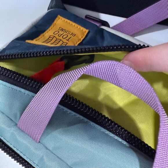 Topo Designs Mini Quick Pack Fanny Pack Blue Purple Black - Picture 2 of 6